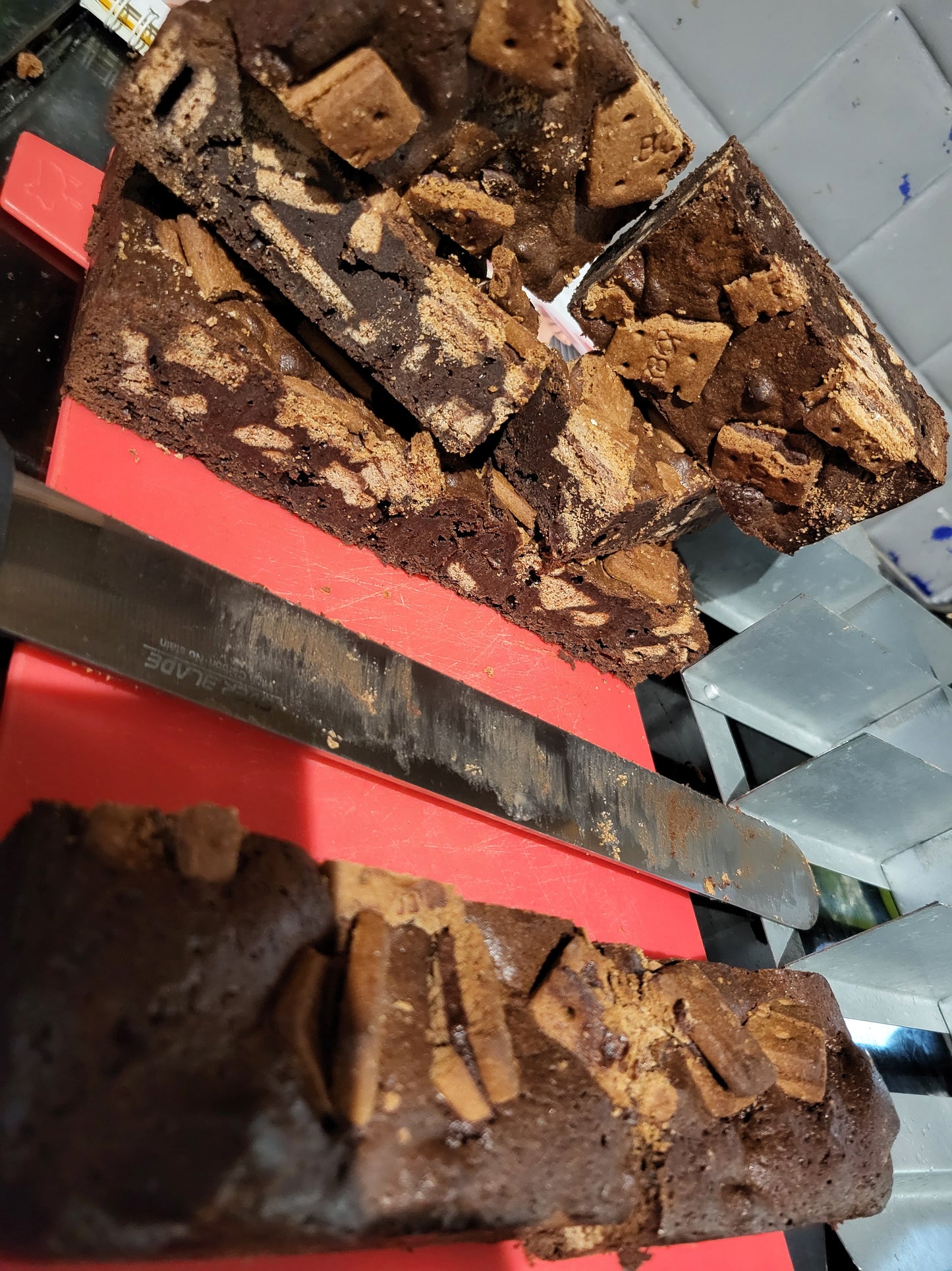 Vegan Friendly Bourbon Brownie Slice