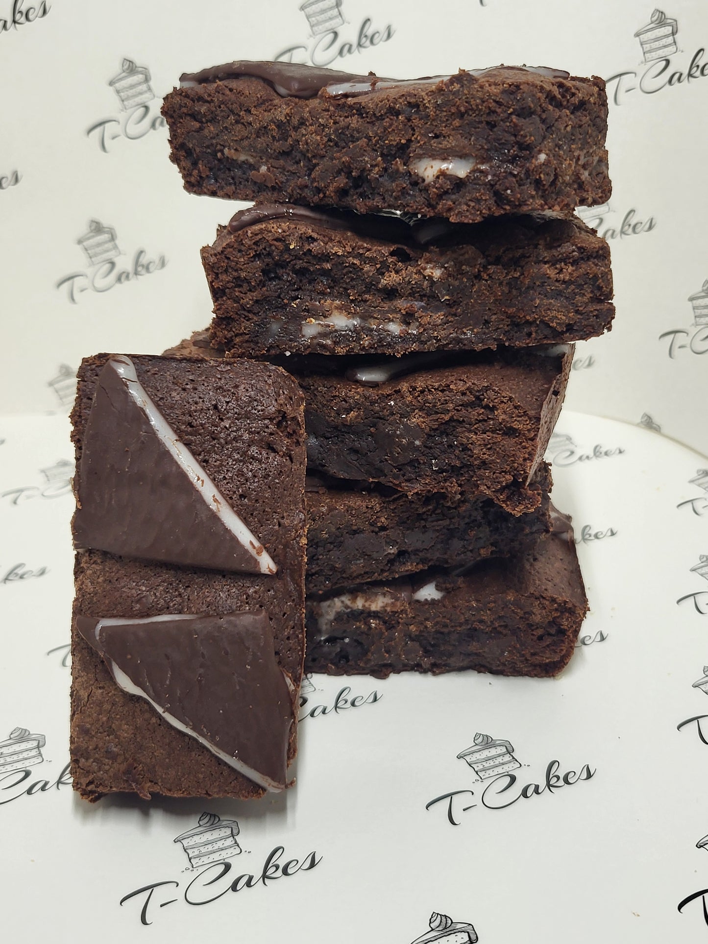 After Eight Brownie Slice