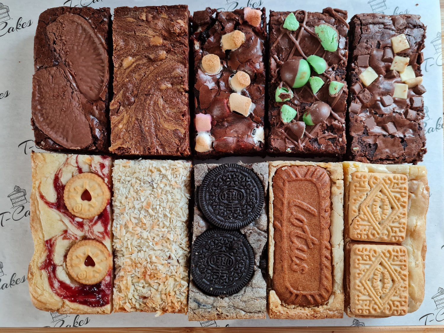 Brownie and Blondie slabs
