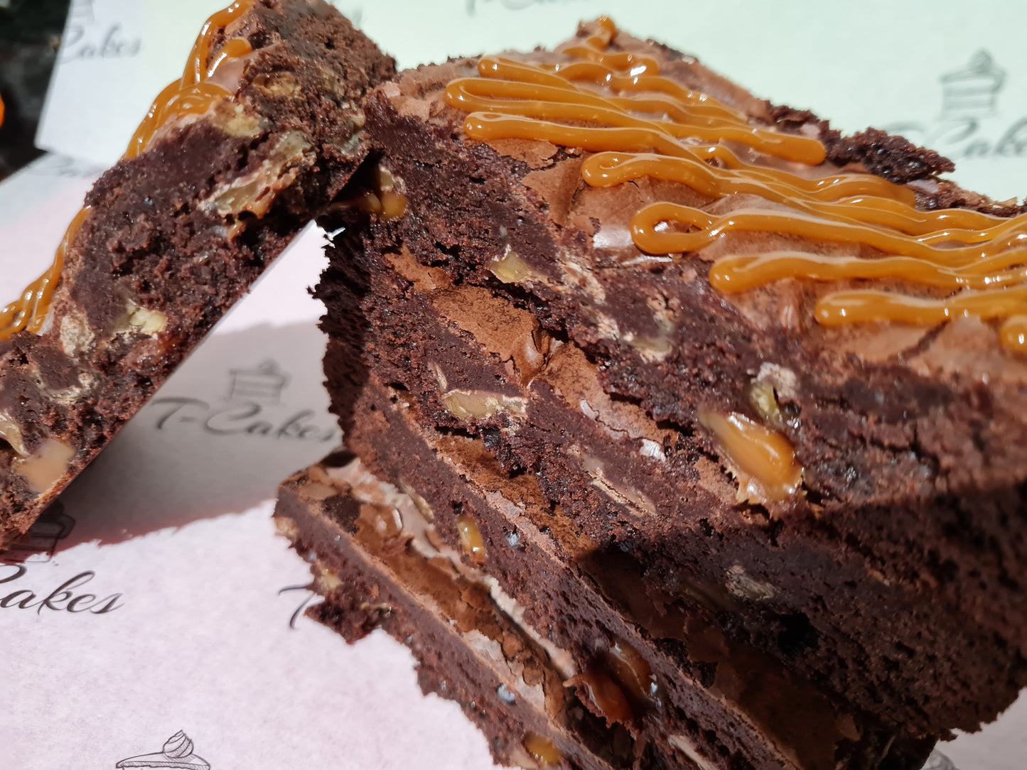 Curly Wurly Brownie Slice