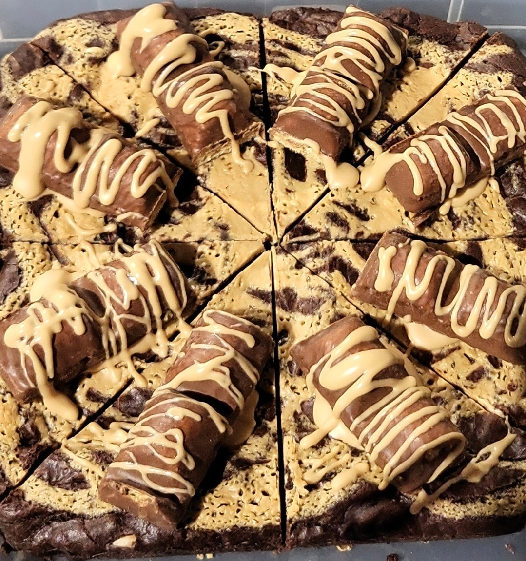 VEGAN Hazelnut Wafer Brownie