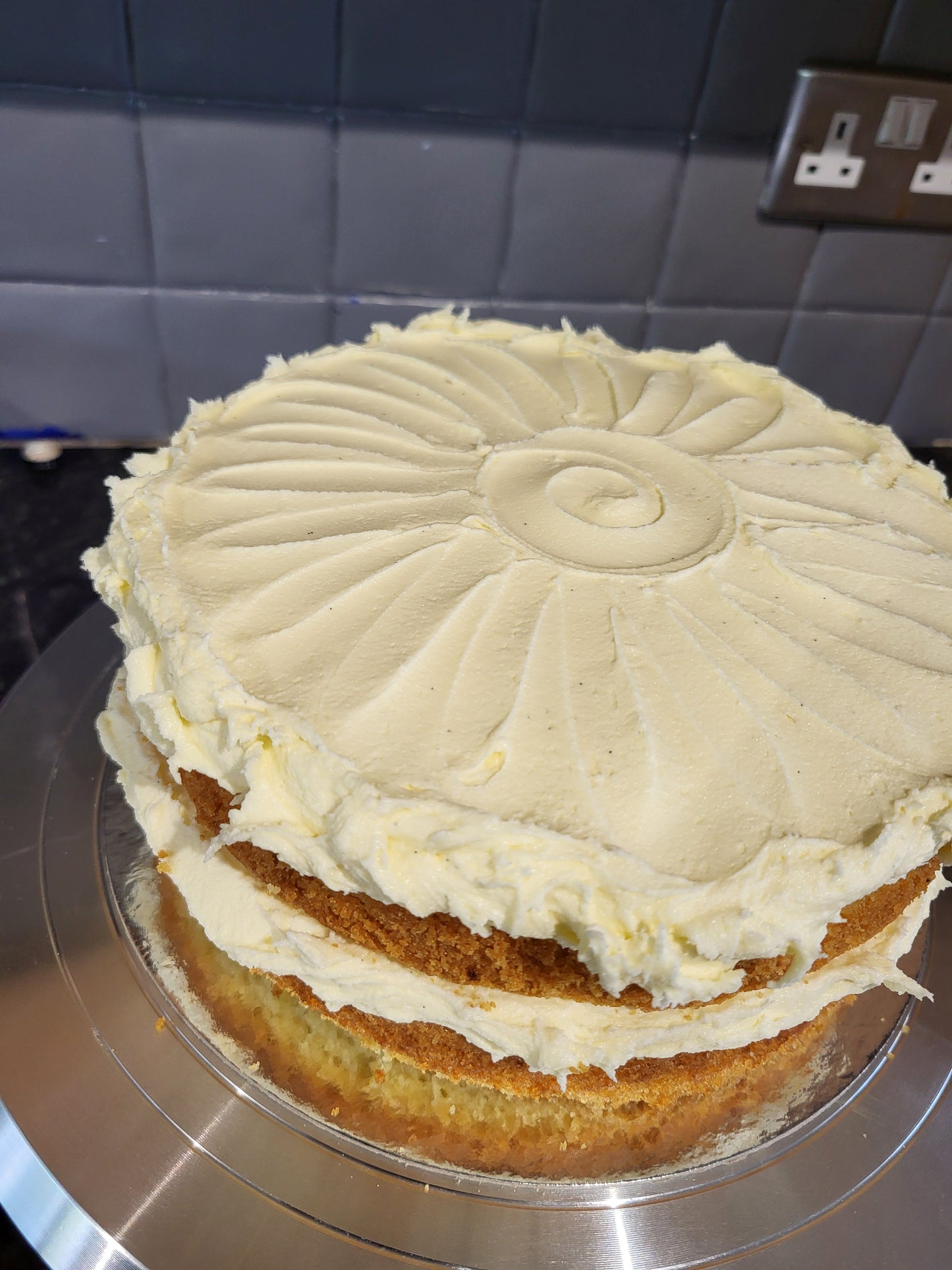 8" Vanilla Sponge
