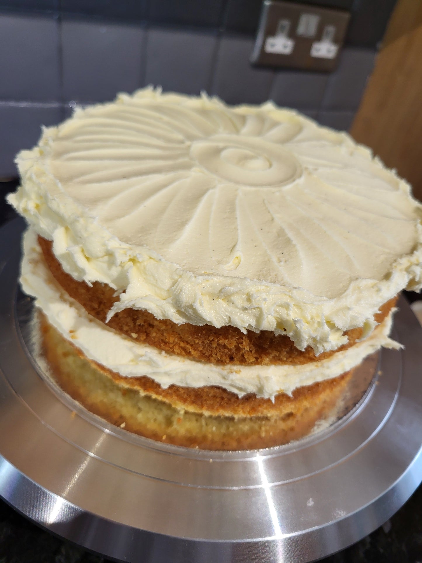 8" Vanilla Sponge