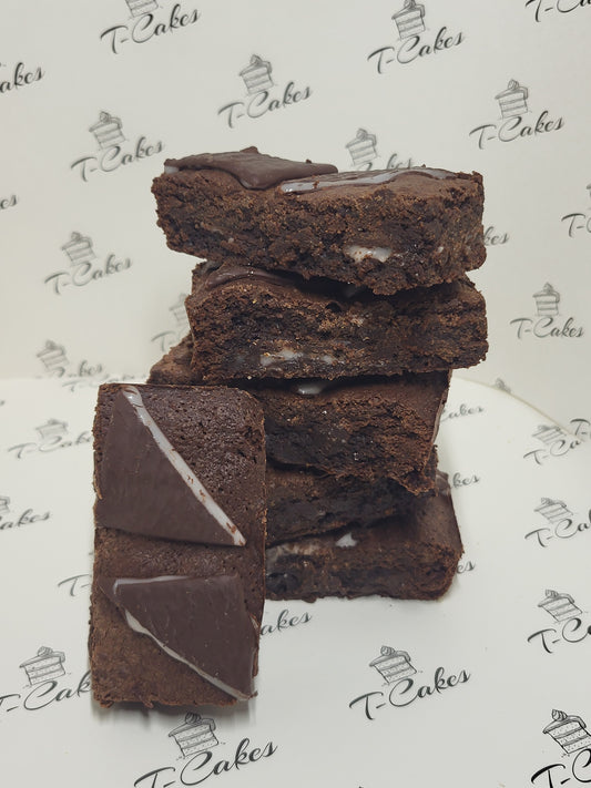 After Eight Brownie Slice
