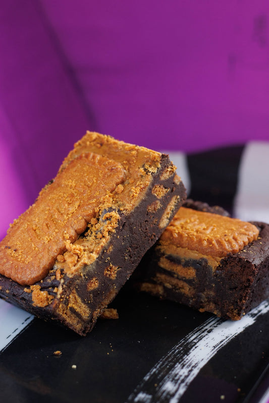 Vegan Biscoff Brownie