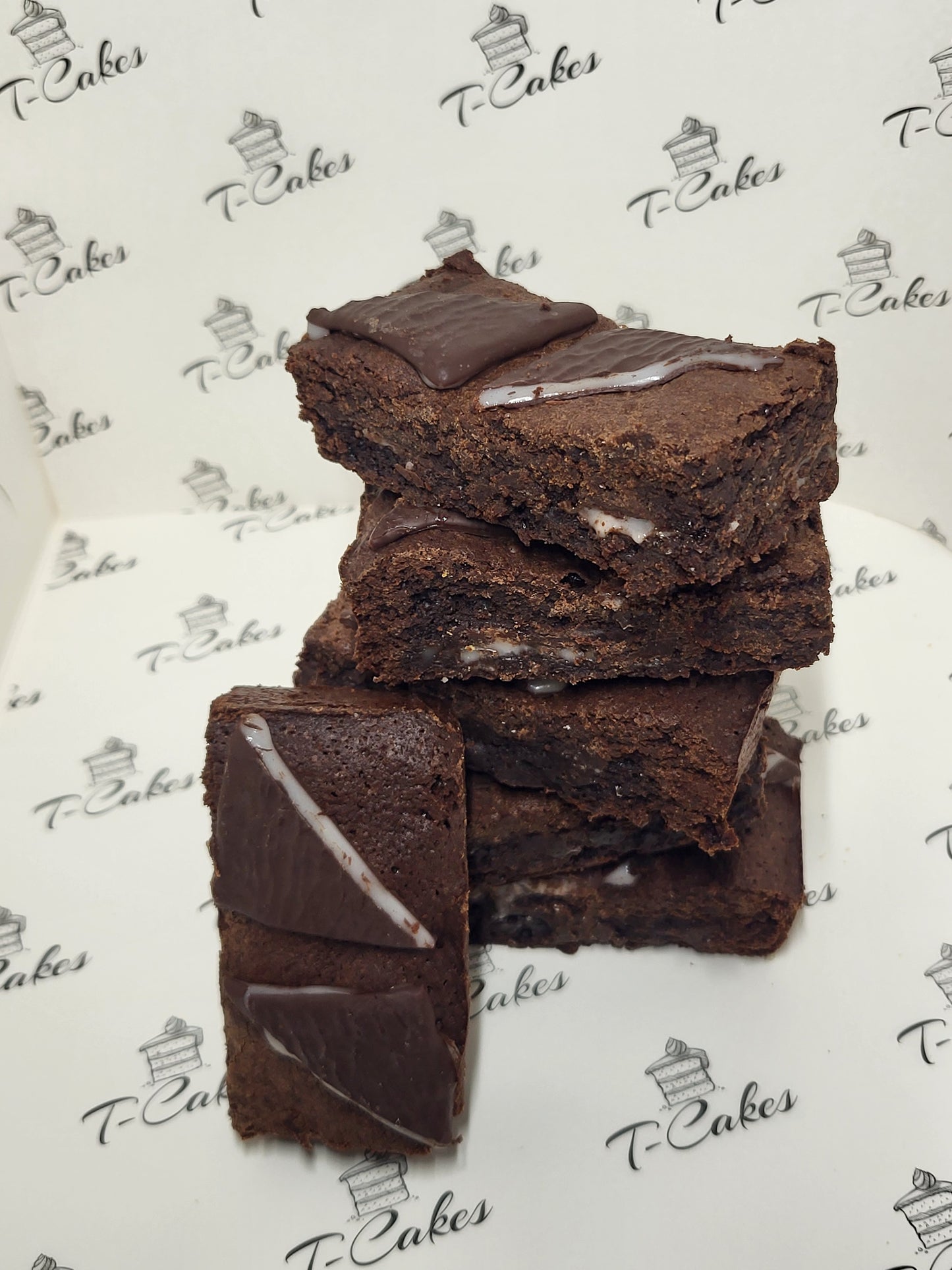 After Eight Brownie Slice
