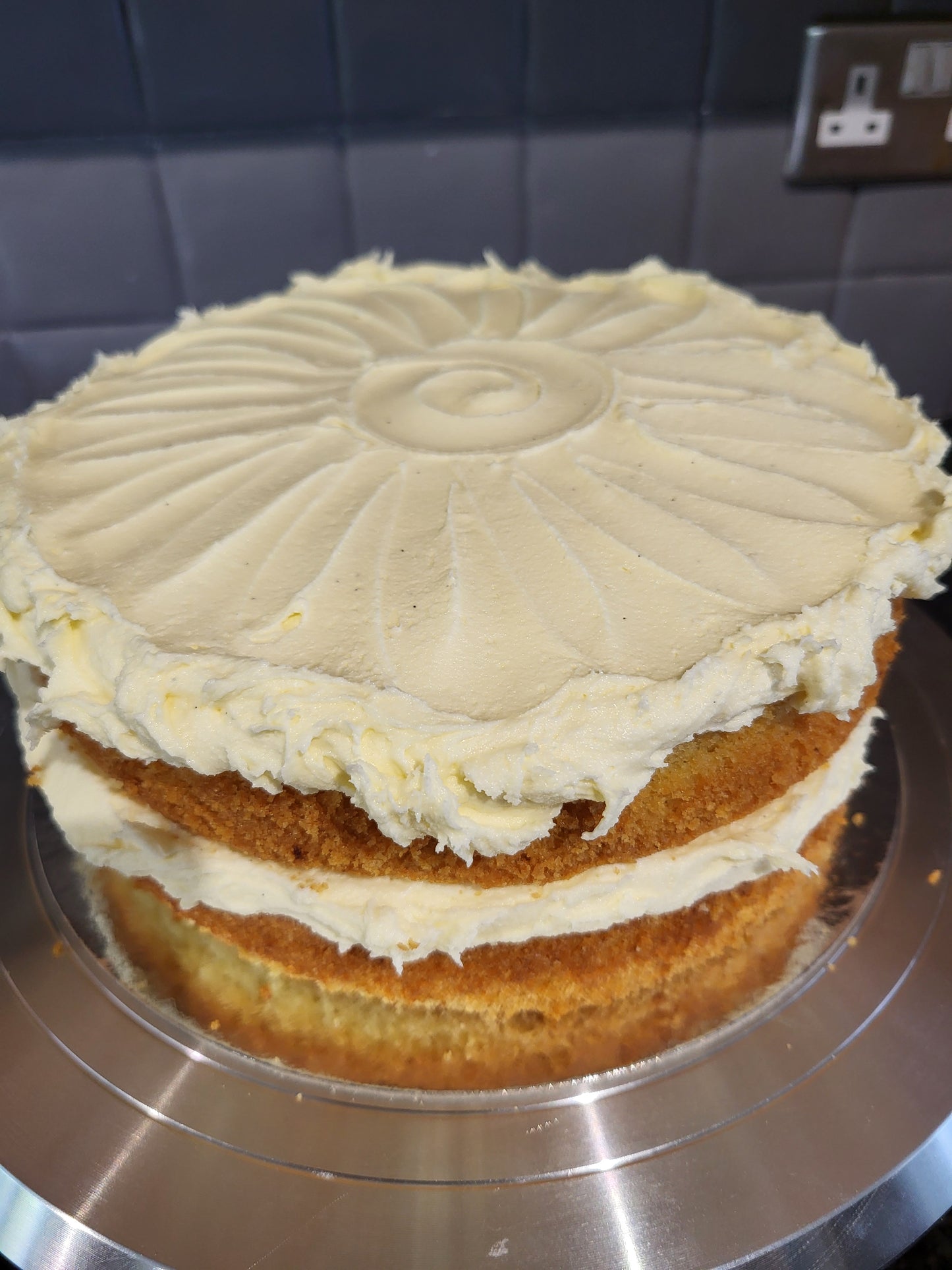 8" Vanilla Sponge