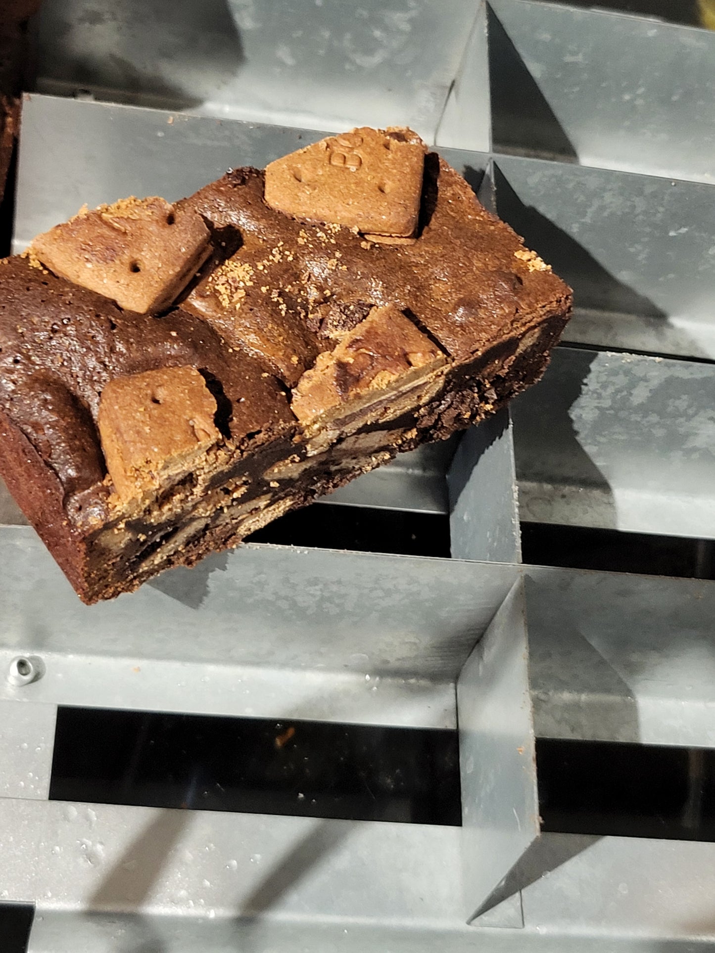 Vegan Friendly Bourbon Brownie Slice